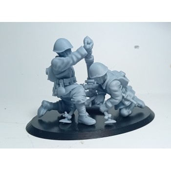 1/32 Greek Soldiers with Turret WWII